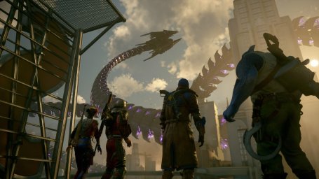 Скриншот из видеоигры Отряд самоубийц: Конец Лиги справедливости