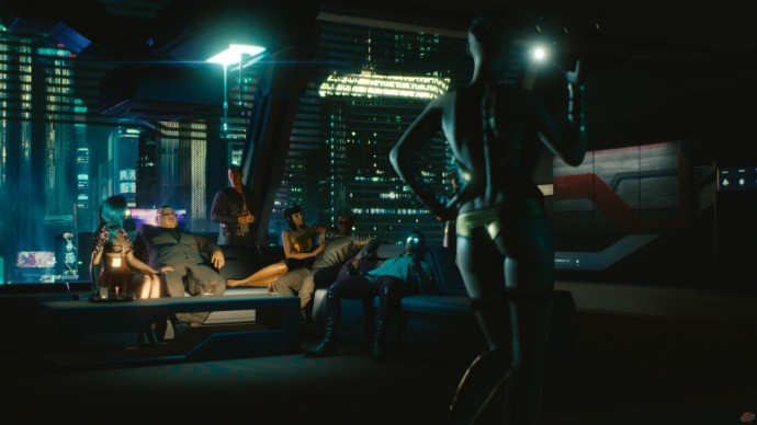 Скриншот из видеоигры Cyberpunk 2077