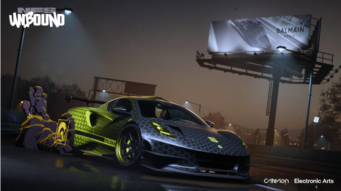 Скриншоты из видеоигры Need for Speed Unbound